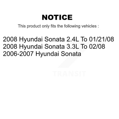 Ceramic Disc Brake Pads Front Rear Kit For Hyundai Sonata