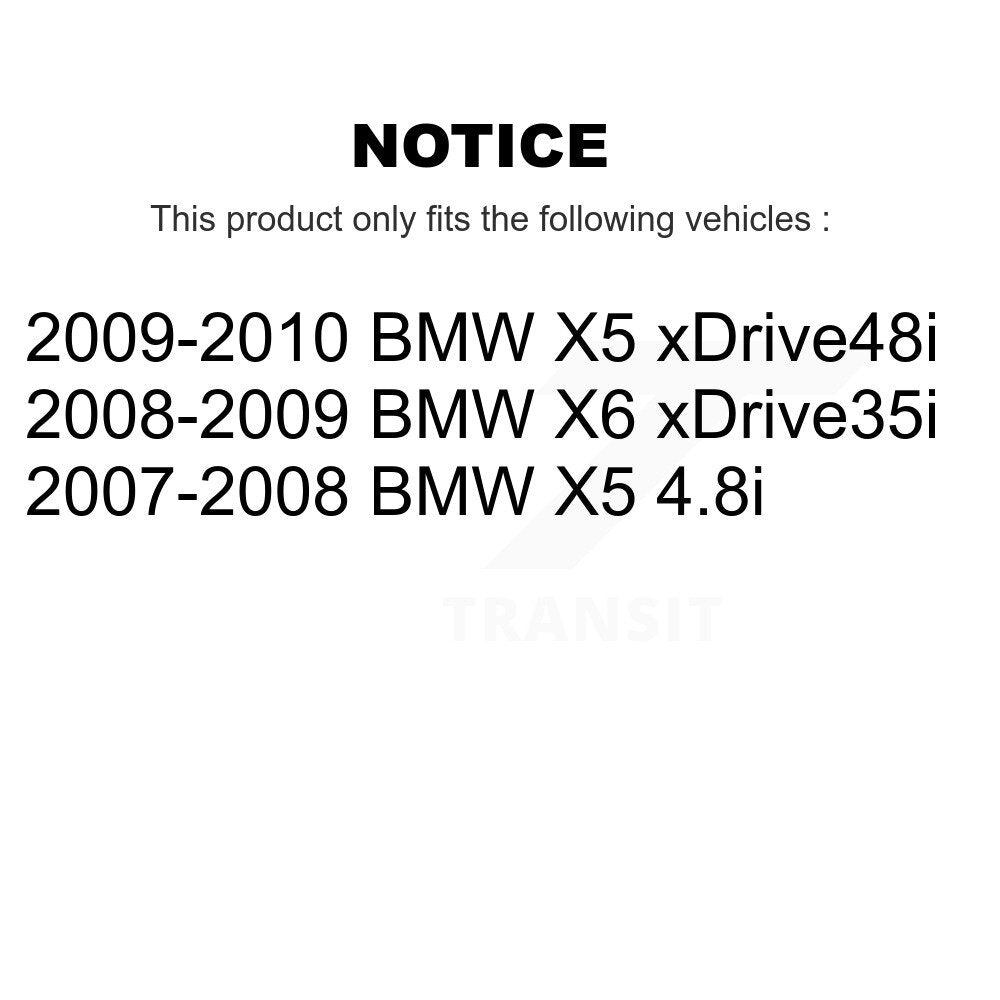 Semi-Metallic Disc Brake Pads Front Rear Kit For BMW X5 X6