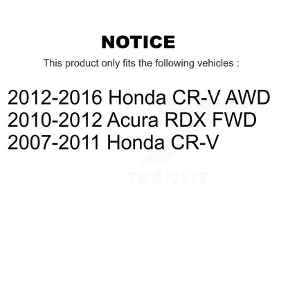Ceramic Disc Brake Pads Front Rear Kit For Honda CR-V Acura RDX