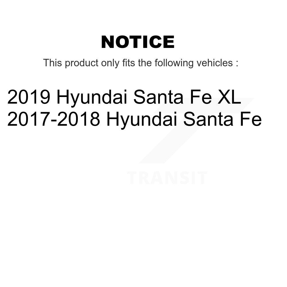 Ceramic Disc Brake Pads Front Rear Kit For Hyundai Santa Fe XL