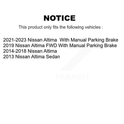 Ceramic Disc Brake Pads And Rear Parking Shoes Front Kit For