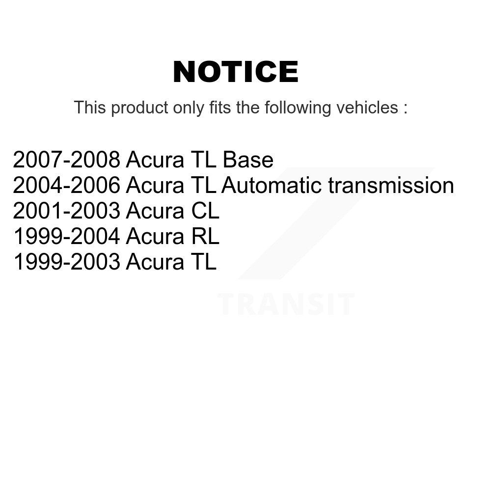 Ceramic Disc Brake Pads Front Rear Kit For Acura TL CL RL