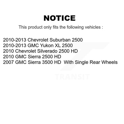 Ceramic Disc Brake Pads Front Rear Kit For GMC Chevrolet Silverado 2500 HD 3500
