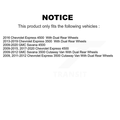 Ceramic Disc Brake Pads Front Rear Kit For Chevrolet Express 3500 GMC Savana
