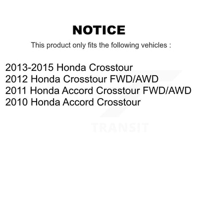 Ceramic Disc Brake Pads Front Rear Kit For Honda Accord Crosstour