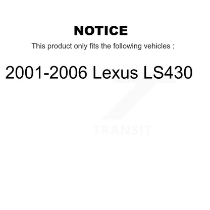 Semi-Metallic Disc Brake Pads Front Rear Kit For 2001-2006 Lexus LS430