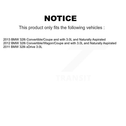 Ceramic Disc Brake Pads And Wear Sensors Front Rear Kit For BMW 328i xDrive