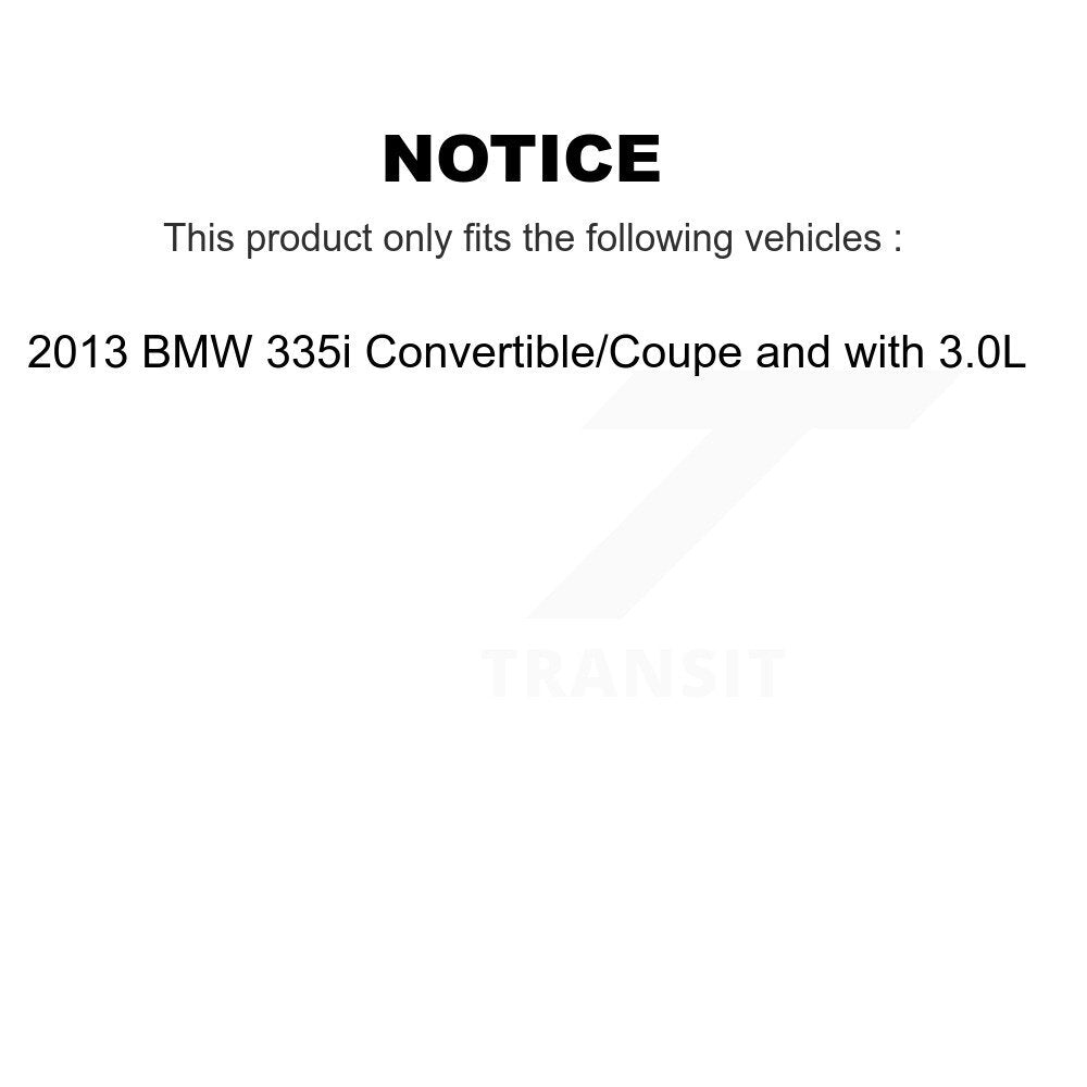 Ceramic Disc Brake Pads And Wear Sensors Front Rear Kit For BMW 335i