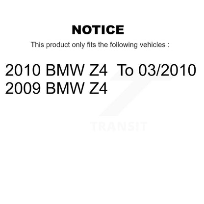 Ceramic Disc Brake Pads And Wear Sensors Front Kit For BMW Z4