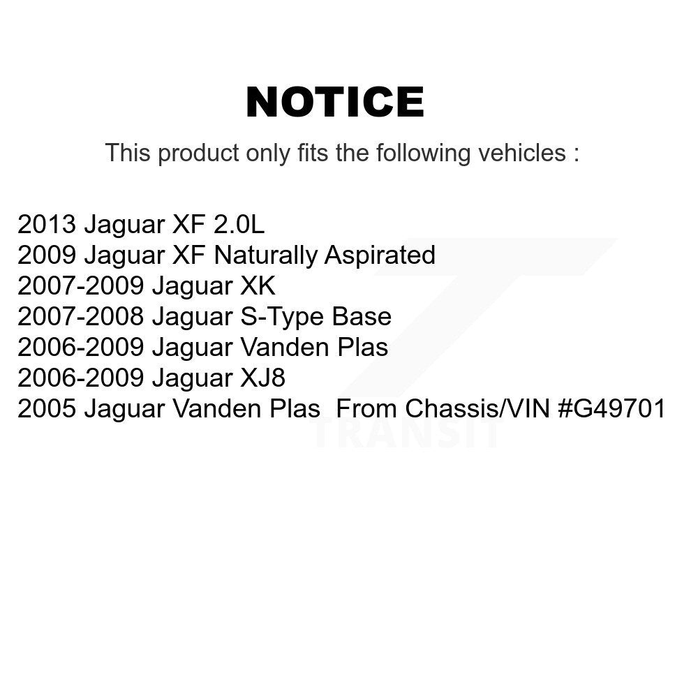 Semi-Metallic Brake Pads Front Rear Kit For Jaguar XF XK Vanden Plas S-Type XJ8