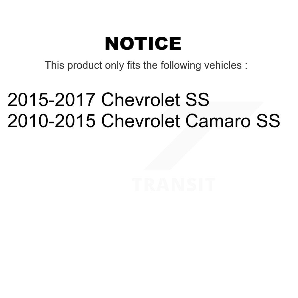 Semi-Metallic Brake Pads Front Rear Kit For Chevrolet Camaro SS