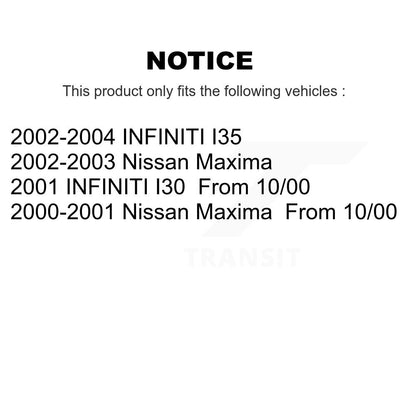 Semi-Metallic Brake Pads Front Rear Kit For Nissan Maxima INFINITI I35 I30