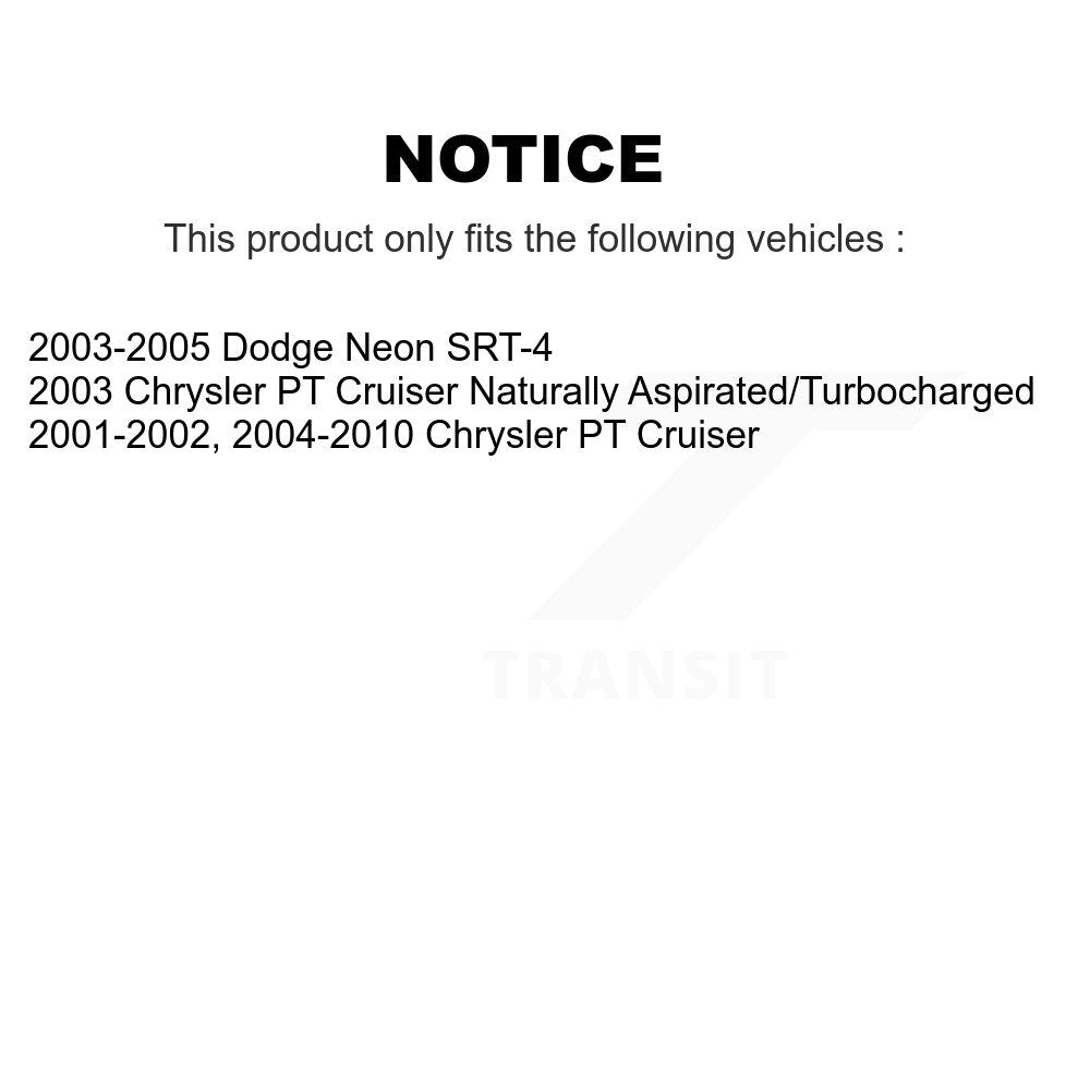 Semi-Metallic Brake Pads Front Rear Kit For Chrysler PT Cruiser Dodge Neon