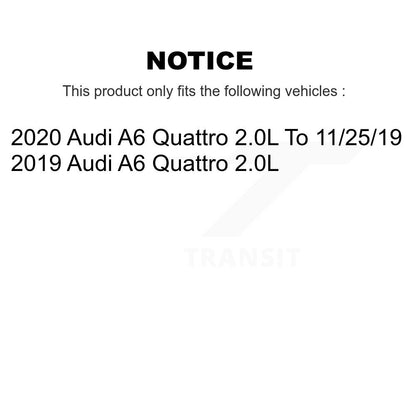 Semi-Metallic Disc Brake Pad Wear Sensor Front Rear Kit For Audi A6 Quattro 2.0L