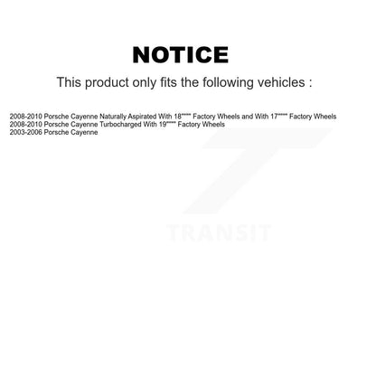 Brake Pads Wear Sensor (2 Pack) Front For Porsche Cayenne