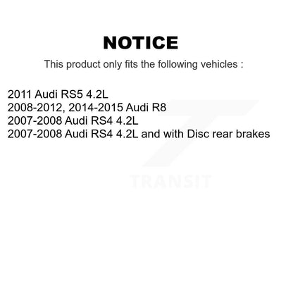 Brake Pads Wear Sensor (2 Pack) Front For Audi R8 RS4 RS5
