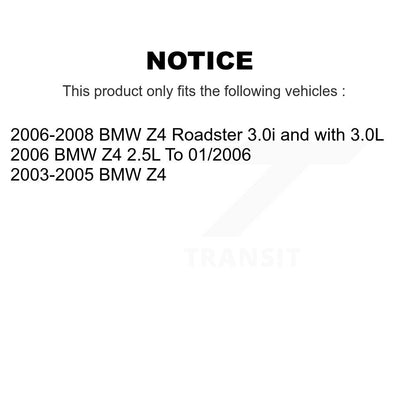 Brake Pads Wear Sensor (4 Pack) Front Rear For BMW Z4