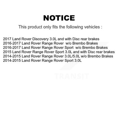 Brake Pads Wear Sensor (4 Pack) Front Rear For Land Rover Range Sport Discovery