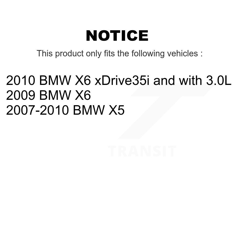 Brake Pads Wear Sensor (4 Pack) Front Rear For BMW X5 X6