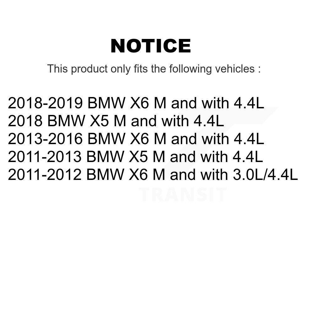 Brake Pads Wear Sensor (4 Pack) Front Rear For BMW X5 X6