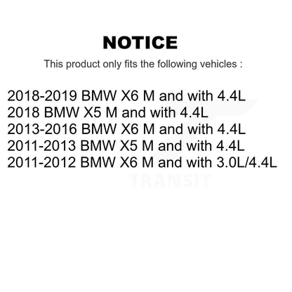 Brake Pads Wear Sensor (4 Pack) Front Rear For BMW X5 X6