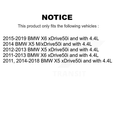 Brake Pads Wear Sensor (4 Pack) Front Rear For BMW X5 X6