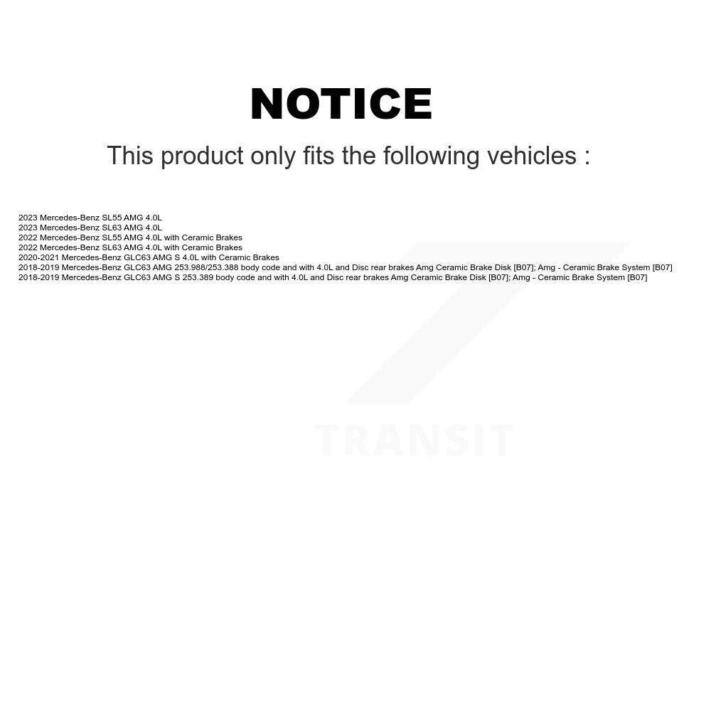Brake Pads Wear Sensor (4 Pack) Front Rear For Mercedes-Benz GLC63 AMG S SL63