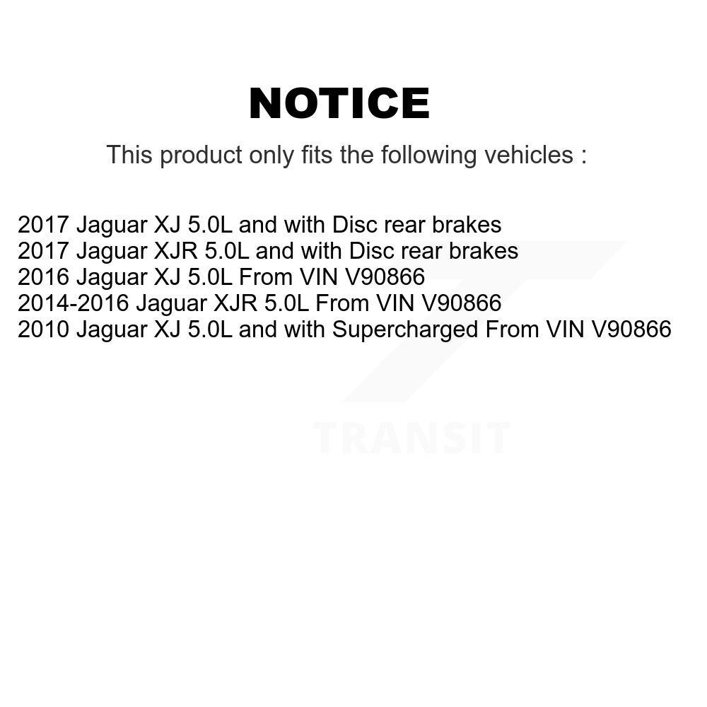Brake Pads Wear Sensor (4 Pack) Front Rear For Jaguar XJ XJR