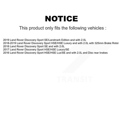 Brake Pads Wear Sensor (4 Pack) Front Rear For Land Rover Discovery Sport
