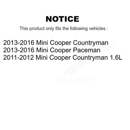 Brake Pads Wear Sensor (4 Pack) Front Rear For Mini Cooper Countryman Paceman