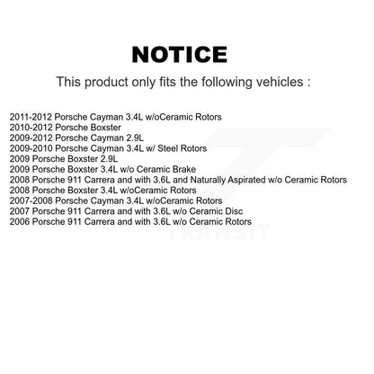 Brake Pads Wear Sensor (2 Pack) Front For Porsche 911 Cayman Boxster