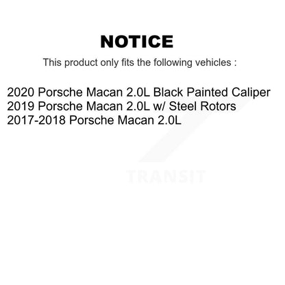 Brake Pads Wear Sensor (4 Pack) Front Rear For Porsche Macan 2.0L
