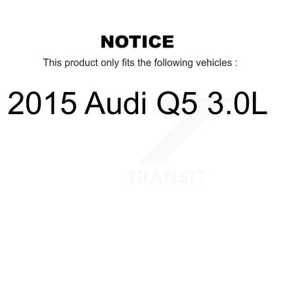 Brake Pads Wear Sensor (4 Pack) Front Rear For 2015 Audi Q5 3.0L