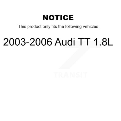 Brake Pads Wear Sensor (4 Pack) Front Rear For 2003-2006 Audi TT 1.8L