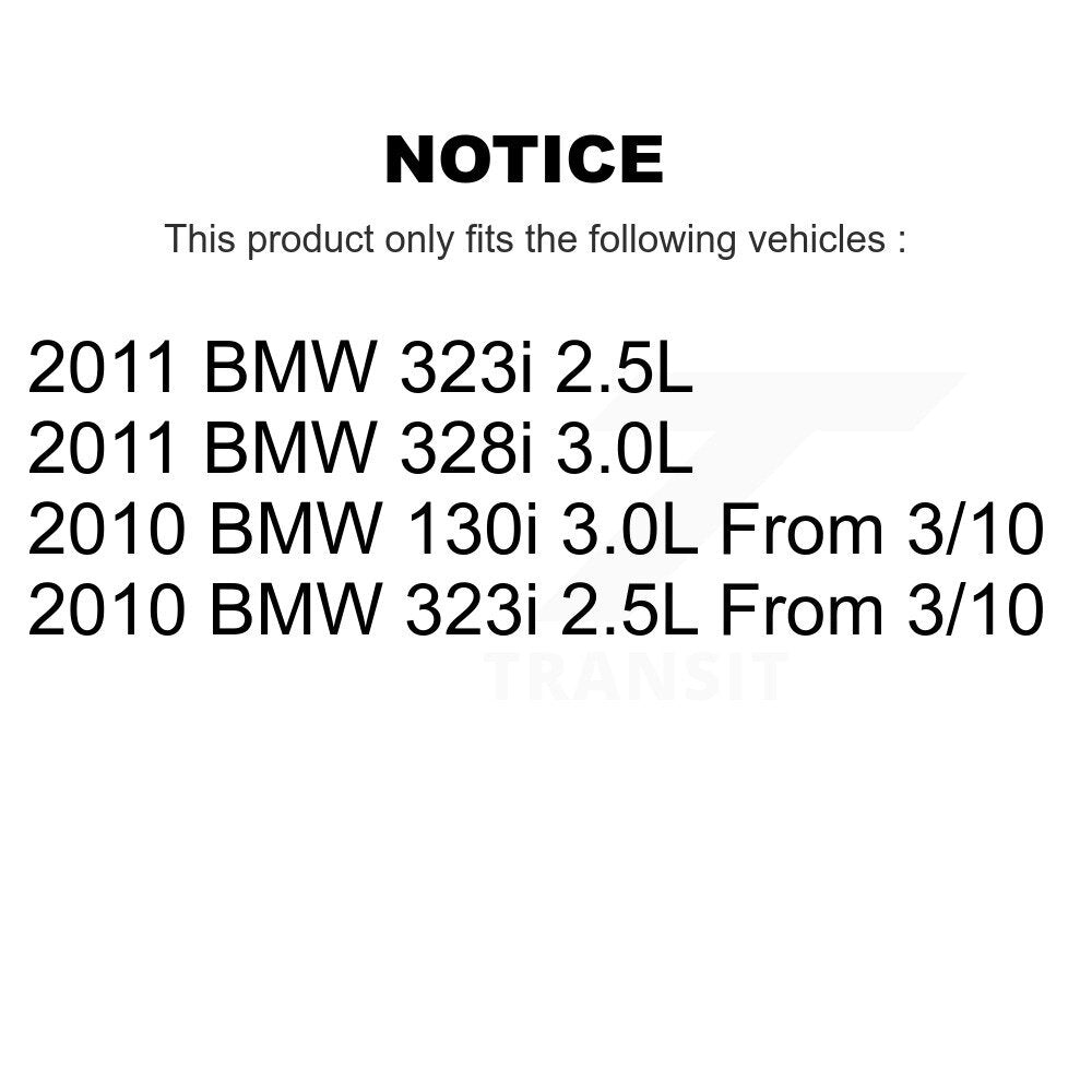 Brake Pads Wear Sensor (4 Pack) Front Rear For BMW 323i 328i 130i