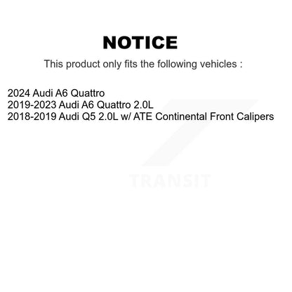 Brake Pads Wear Sensor (4 Pack) Front Rear For Audi Q5 A6 Quattro