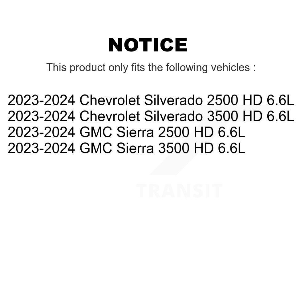 Brake Pads Wear Sensor (4 Pack) Front Rear For GMC Chevrolet Sierra 2500 HD 3500