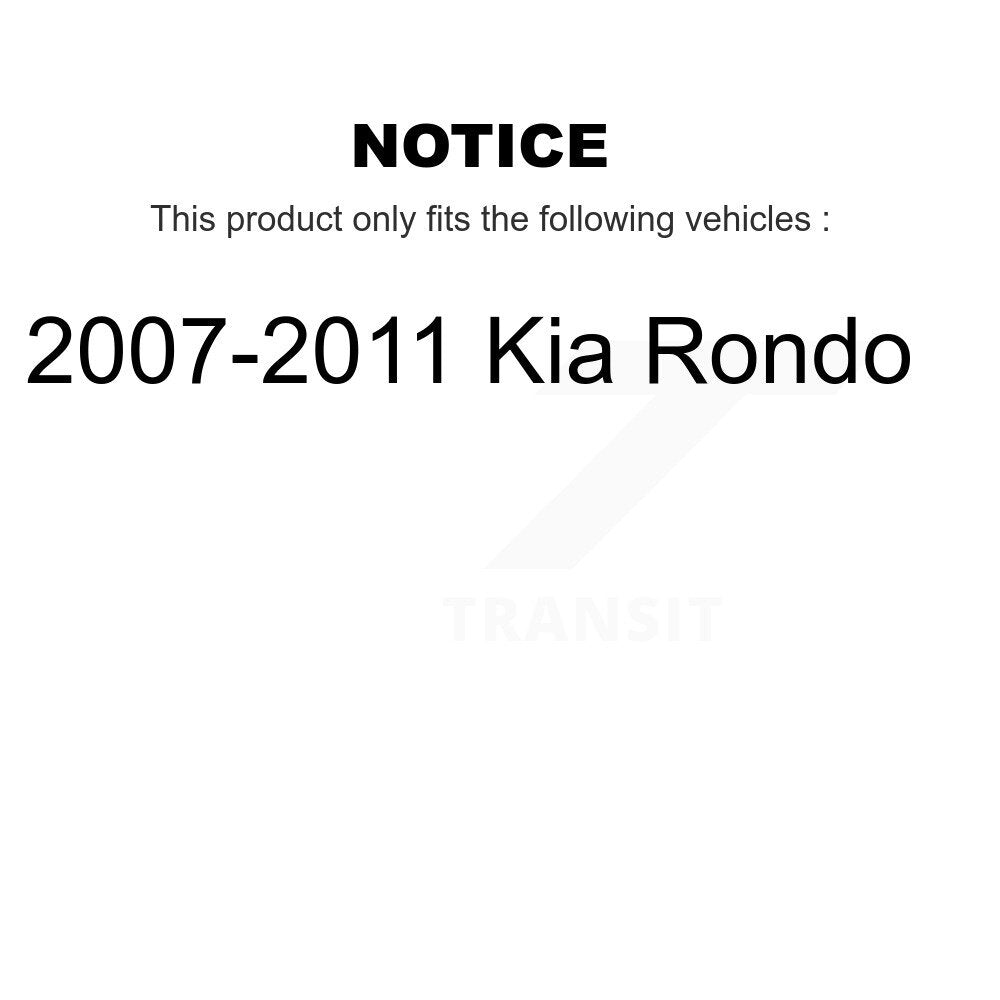 Suspension Shock Absorber And Strut Mount Rear Kit For 2007-2011 Kia Rondo