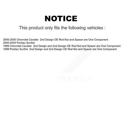 Suspension Strut & Mount Front Kit For Chevrolet Cavalier Pontiac Sunfire
