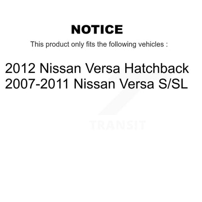 Suspension Strut And Mount Front Left Kit For Nissan Versa