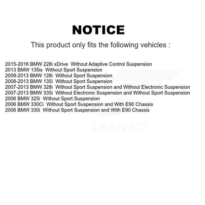 Suspension Strut And Mount Front Left Kit For BMW 328i 335i 128i 135i 325i