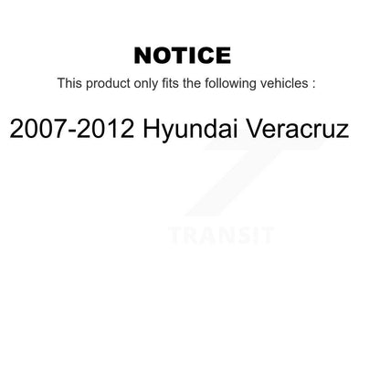 Suspension Strut And Mount Front Right Kit For 2007-2012 Hyundai Veracruz