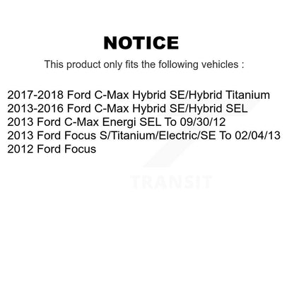 Suspension Strut And Mount Front Kit For Ford Focus C-Max