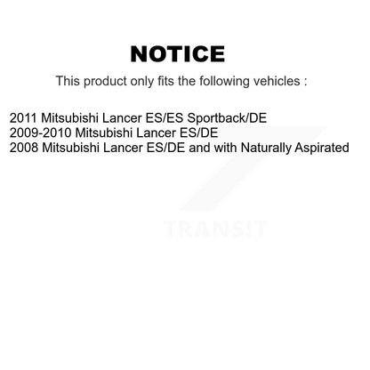 Suspension Strut And Mount Rear Kit For Mitsubishi Lancer