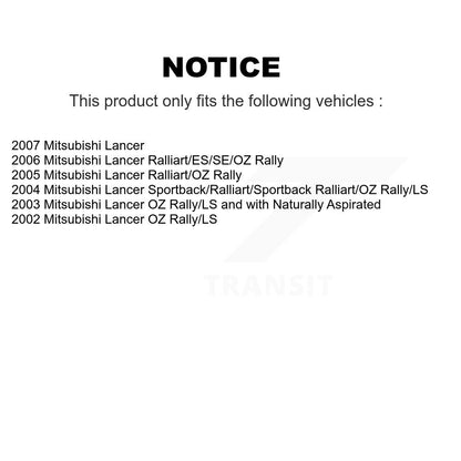 Suspension Strut And Mount Front Rear Kit For Mitsubishi Lancer
