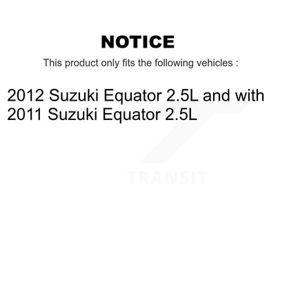 Semi-Metallic Brake Pads Front Rear Kit For Suzuki Equator