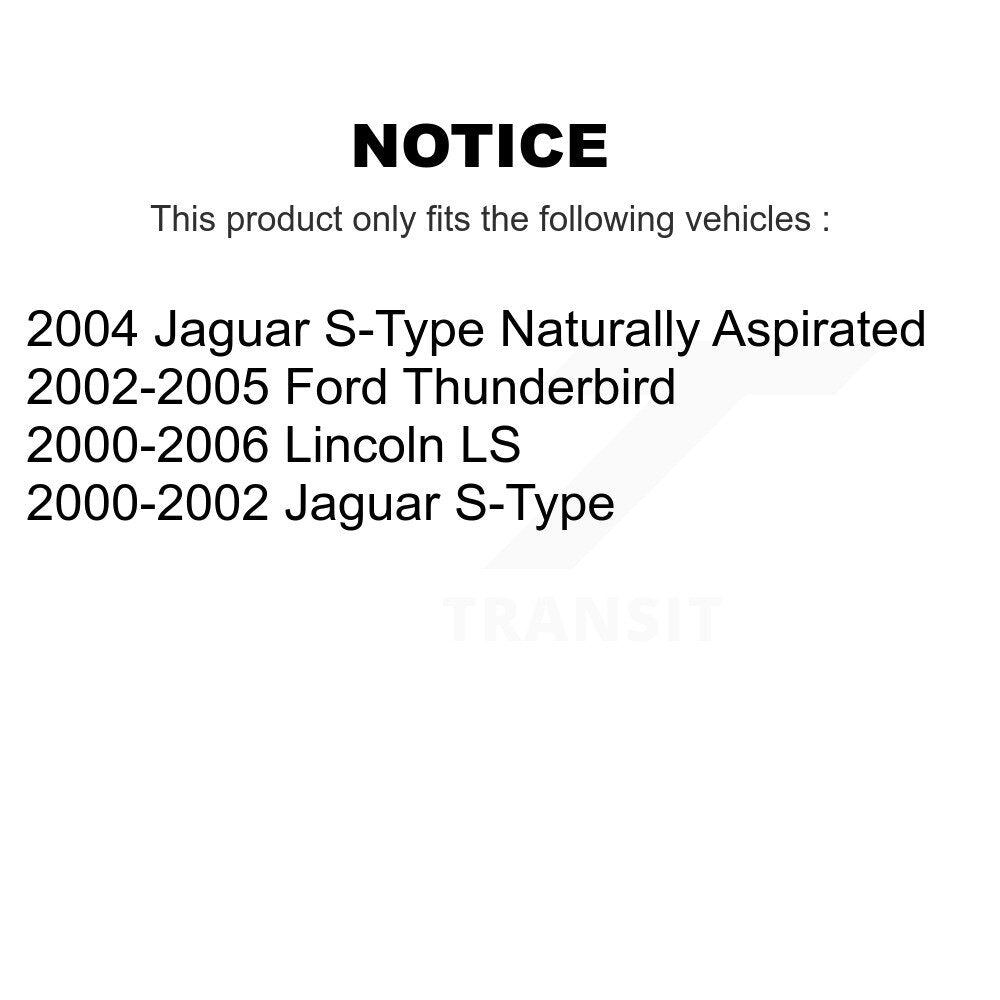Semi-Metallic Brake Pads Front Rear Kit For Ford Thunderbird Lincoln LS Jaguar