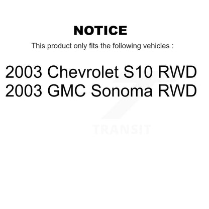 Semi-Metallic Brake Pads & Drum Shoe Front Rear Kit For Chevrolet S10 GMC Sonoma