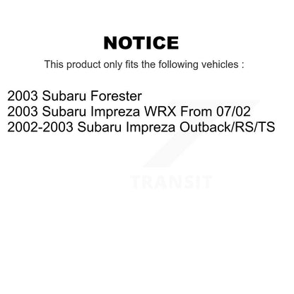 Semi-Metallic Brake Pads Parking Shoe Front Rear Kit For Subaru Impreza Forester