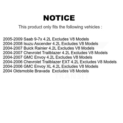 Shock Assembly And TOR Link Front Kit For Chevrolet GMC Trailblazer Envoy XL EXT